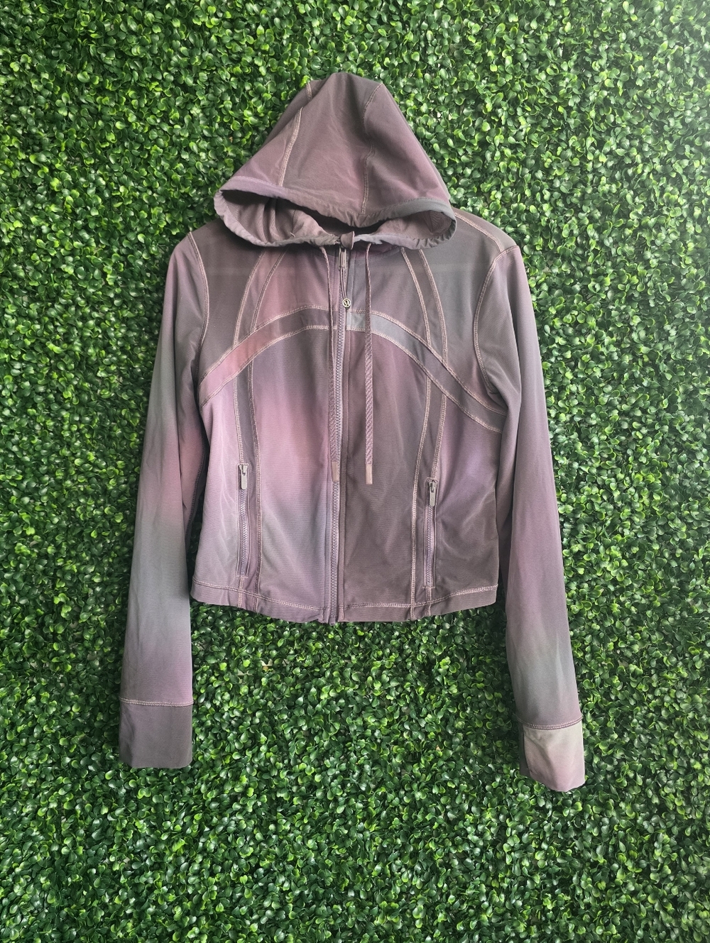 Lululemon Womens Purple Hooded Zip Jacket